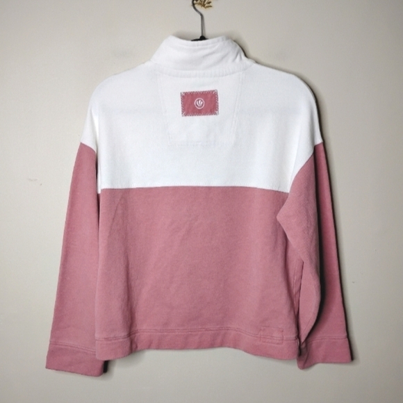 FatFace Airlie 1/4 Zip Sweatshirt Women’s S 100% Cotton Casual Pullover Beachy - Picture 5 of 9